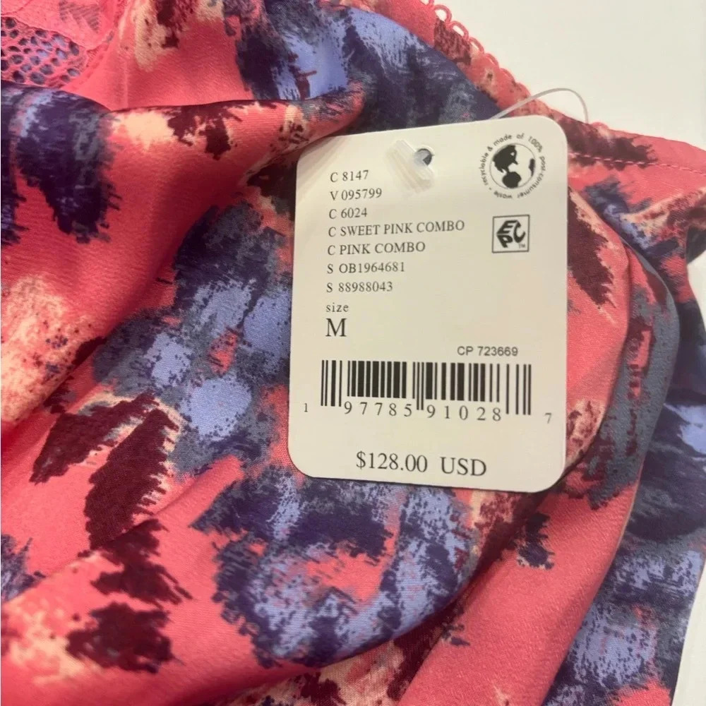 Free People Women's First Date Printed Maxi Slip M NWT - Picture 9 of 12